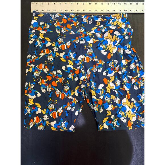 Lularoe Disney Donald Duck Leggings TC  kids Mommy & Me Blue See photos for size - Picture 1 of 4